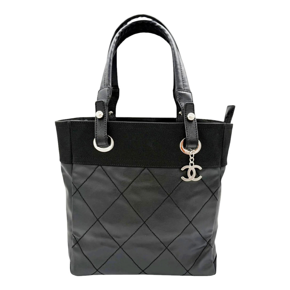 CHANEL Black Leather Tote Bag - Picture 1 of 16